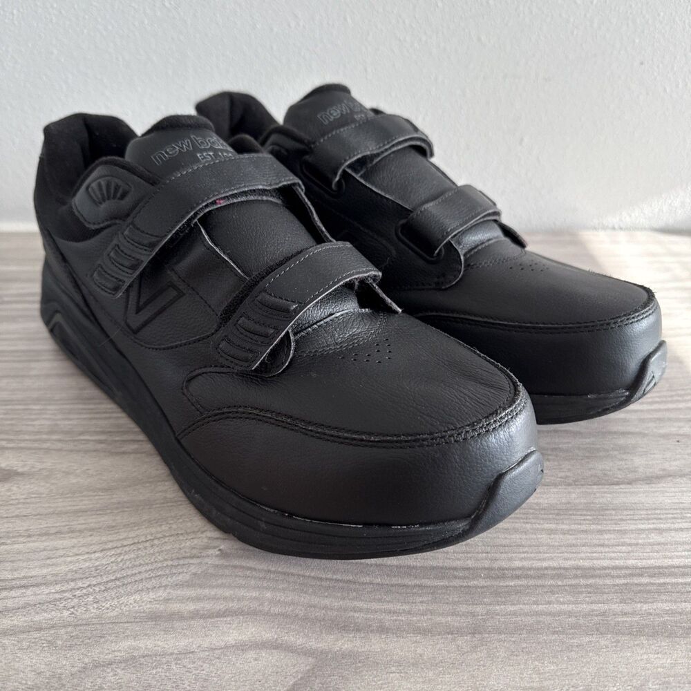 New Balance 928v3 Sneakers Men's Size 14 EE Black Leather Hook and Loop MW928HB3 - Picture 5 of 12